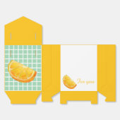 For you, orange  bedankdoosjes (Ongevouwen)