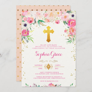 Foral en Gouden Kruis Uitnodiging