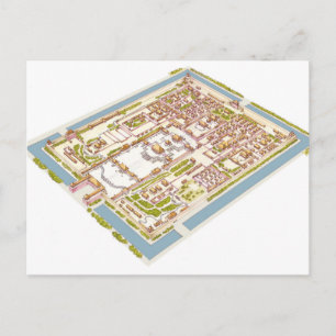 Forbbiden City Beijing Briefkaart