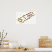 Forbbiden City Peking. Detail Poster (Keuken)