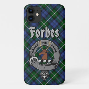 Forbes Clan Badge & Tartan Telefoonhoesje iPhone 11 Hoesje