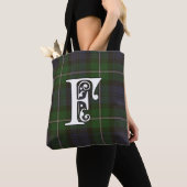 Forbes Clan Tartan Monogram Draagtas (Dichtbij)