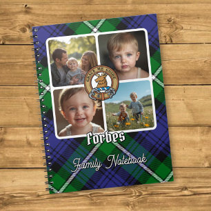 Forbes familie foto collage notitieboek