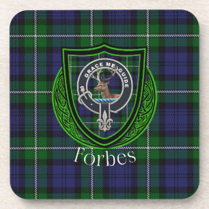 Forbes Schotse Clan Tartan & Wapen Bier Onderzetter