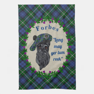 Forbes Scottie Dog Kitchen Towel Theedoek