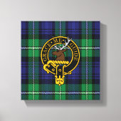 Forbes Scottish Crest en Tartan Canvas print (Voorkant)