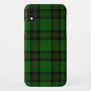 Forbes tartan green black plaid iPhone XR hoesje