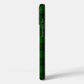 Forbes tartan green black plaid Case-Mate iPhone case (Achterkant / Links)
