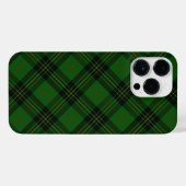 Forbes tartan green black plaid iPhone hoesje (Achterkant horizontaal)