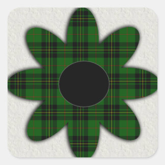Forbes Tartan Pset Daisy Vierkante Sticker