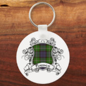 Forbes Tartan Shield Sleutelhanger (Voorkant)