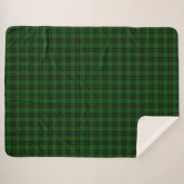 Forbes tartan vert noir plaid (Devant (Horizontal))
