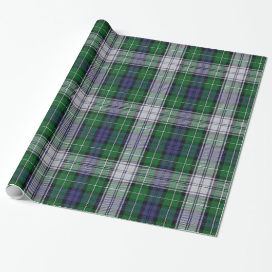 Forbes Tartan Wrapping Paper Cadeaupapier (Uitgerold)