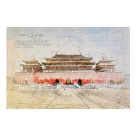 Forbidden City Beijing Perfect Poster