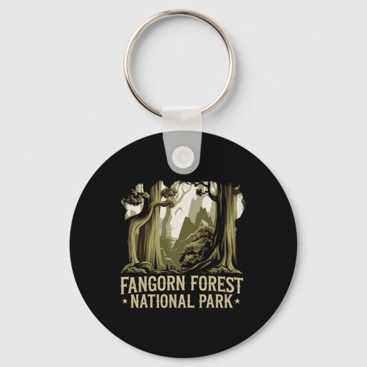 Forbidden Fangorn Forest National Park Bookworms H Sleutelhanger (Voorkant)