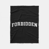 Forbidden fleece deken (Voorkant)