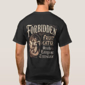 Forbidden Fruit Eater – gotisch ontwerp T-shirt (Achterkant)