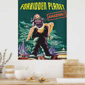 Forbidden Planet -  film Poster (Keuken)