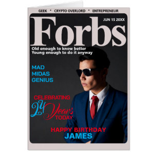 Forbs Parodie Vide À L'Âge De L'Anniversaire-Photo