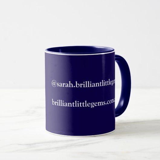 Force4Good Navy Blue Mug (Devant droit)