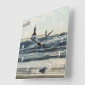 Force Achter Beauty Wall Clock Vierkante Klok (Hoek)