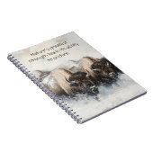 Force dans la tempête : Carnet de bison (Côté Droit)