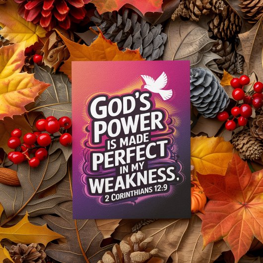 Force de la carte d'affirmation de faiblesse