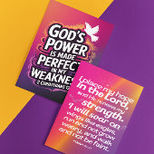 Force de la carte d'affirmation de faiblesse