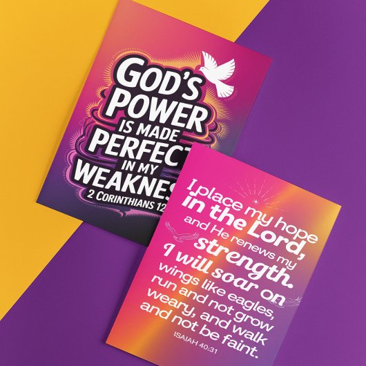 Force de la carte d'affirmation de faiblesse