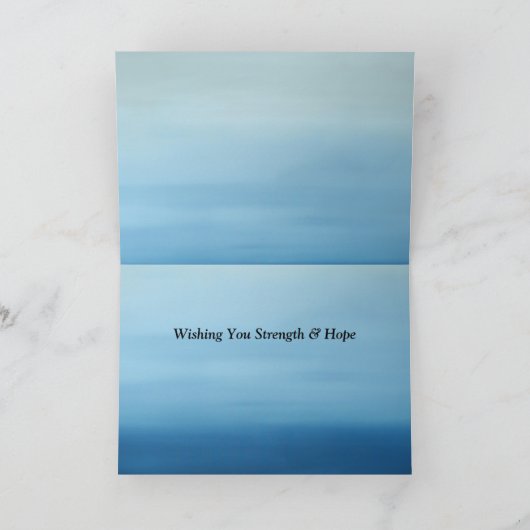 Force de la carte d'encouragement du Christ (Intérieur)