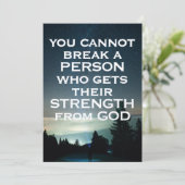 Force de la carte Dieu (Debout devant)