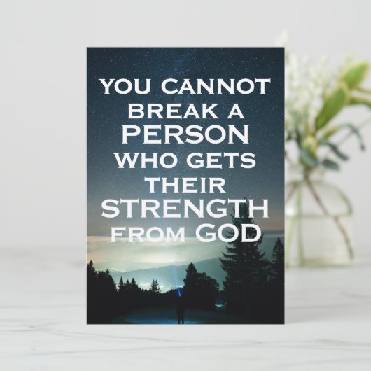 Force de la carte Dieu (Debout devant)