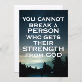 Force de la carte Dieu (Devant / Derrière)