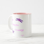 Force de la foi Courage Mug (Devant gauche)