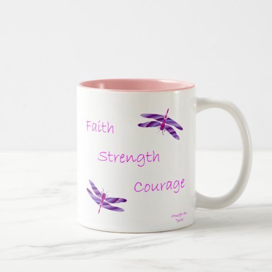 Force de la foi Courage Mug (Droit)