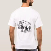 Force de libération : Puissante T-shirt Rhino (Dos)