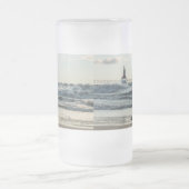 Force Derrière La Beauté Verre Frosted Beer Mug (Centre)