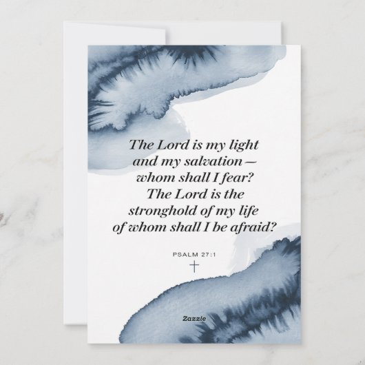 Force et courage dans la carte d'affirmation du Ch (Dos)