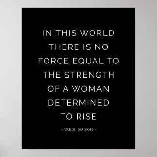 Force Femme Inspirationnelle Citation Affiches Noi