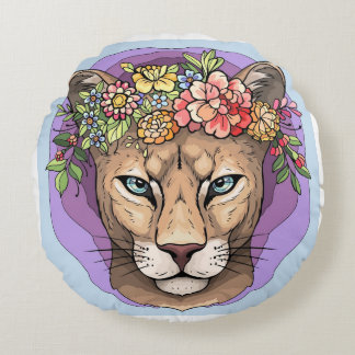 Force, grâce, férocité Coussin de chat