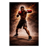 Force implacable – Affiche de boxe Power (Devant)