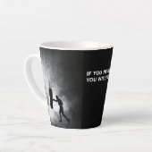 *Force par la lutte – Mug à l'état d'esprit de réu (Angle gauche)