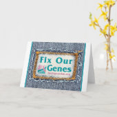 FORCE Réparez nos cartes pour notes de gènes (Fleur jaune)