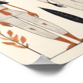 Force Silencieuse – Art mural abstrait féminin I (Coin)