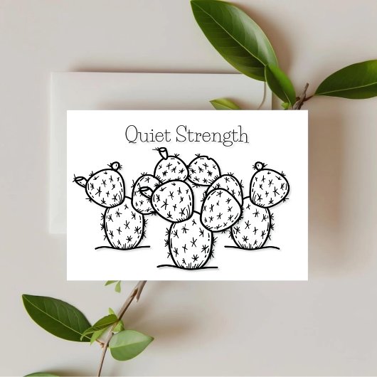 Force Tranquille – Carte de Motivation Desert Ink