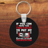 Forced To Put My Controller Away Gaming &amp; Game Sleutelhanger (Voorkant)