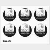 FORCEER JE WALRUS RONDE STICKER (Vel)