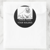 FORCEER JE WALRUS RONDE STICKER (Tas)