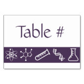 Forces attractives dans la carte de table violette (Dos)