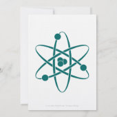 Forces attractives en Faire-part de mariage Turquo (Dos)